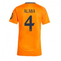 Camiseta Real Madrid David Alaba #4 Segunda Equipación Replica 2024-25 para mujer mangas cortas